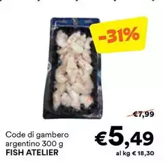 Fish Atelier - Code Di Gambero Argentino