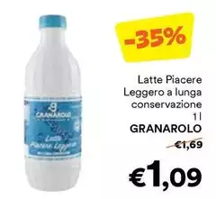 Granarolo - Latte Piacere Leggero A Lunga Conservazione