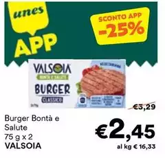 Valsoia - Burger Bontà E Salute
