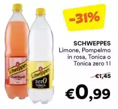Schweppes - Limone, Pompelmo In Rosa, Tonica O Tonica Zero