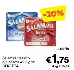 Beretta - Salamini Classico O Piccante