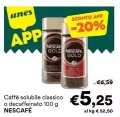 Nescafé - Caffè Solubile Classico O Decaffeinato