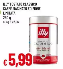 Illy - Tostato Classico Caffè Macinato Edizione Limitata