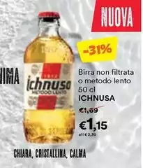 Ichnusa - Birra Non Filtrata O Metodo Lento
