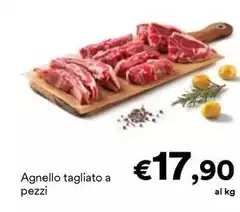 Agnello Tagliato A Pezzi
