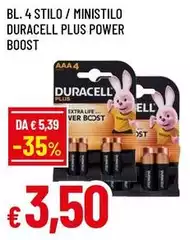 Duracell - Ministilo  Plus Power Boost