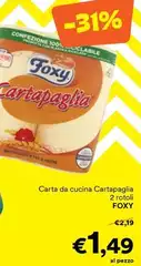 Foxy - Carta Da Cucina Cartapaglia