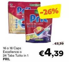 Pril - 16 O 18 Caps Excellence O 24 Tabs Tutto In 1