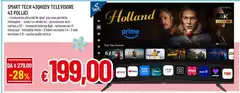 Smart Tech -  43QHO2V Televisore 43 Pollici