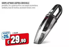 Girmi -  Ap1600 Aspira Briciole