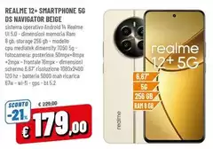 Realme - 12+ Smartphone 5G DS Navigator Beige Realme - 12+ Smartphone 5G DS Navigator Beige