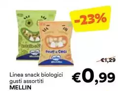 Mellin - Linea Snack Biologici