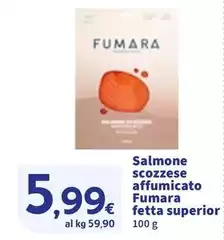 Fumara - Salmone Scozzese Affumicato  Fetta Superior