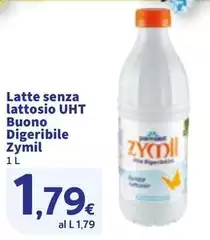 Parmalat - Latte Senza Lattosio UHT Buono Digeribile Zymil