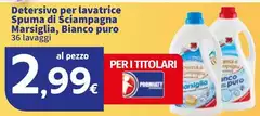 Spuma di Sciampagna - Detersivo Per Lavatrice Marsiglia, Bianco Puro