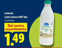Latteria - Latte Intero UHT Bio Latteria - Latte Intero UHT Bio