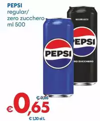 Pepsi - Regular/Zero Zucchero