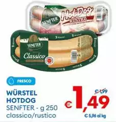 Senfter - Würstel Hotdog