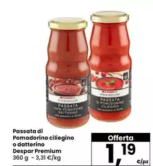 Despar - Passata Di Pomodorino Ciliegino O Datterino Premium Despar - Passata Di Pomodorino Ciliegino O Datterino Premium