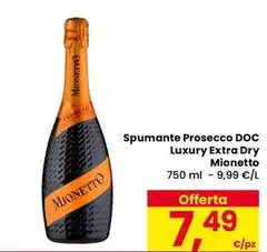 Mionetto - Spumante Prosecco Doc Luxury Extra Dry