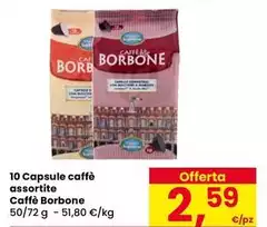 Caffe borbone - 10 Capsule Caffè Assortite