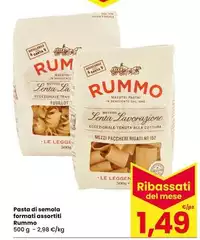 Rummo - Pasta Di Semola Formati Assortiti