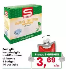 S budget - Pastiglie Lavastoviglie Multifunzione Al Limone