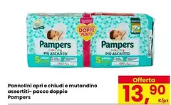 Pampers - Pannolini Apri E Chiudi E Mutandino Assortiti Pacco Doppio