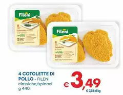Fileni - 4 Cotolette Di Pollo
