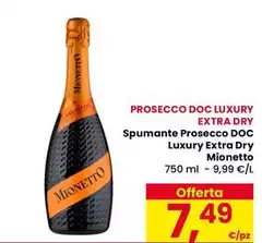 Mionetto - Prosecco DOC Luxury Extra Dry Mionetto - Prosecco DOC Luxury Extra Dry