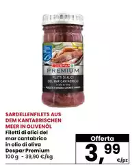 Despar - Filetti Di Alici Del Mar Cantabrico In Olio Di Oliva