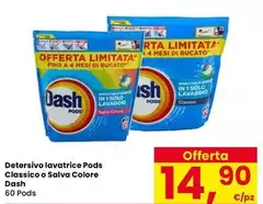 Dash - Detersivo Lavatrice Pods Classico O Salva Colore