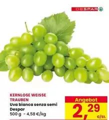 Despar - Uva Bianca Senza Semi