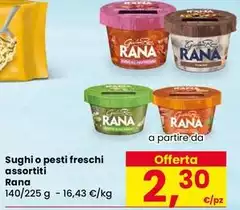 Rana - Sughi O Pesti Freschi Assortiti