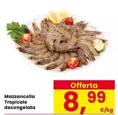 Mazzancolla Tropicale Decongelata