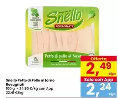 Rovagnati - Snello Petto Di Pollo Al Forno Rovagnati - Snello Petto Di Pollo Al Forno