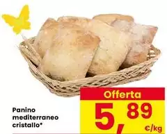 Panino Mediterraneo Cristallo