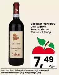Colli euganei - Cabernet Franc DOC Colli Euganei Salvan Urbano