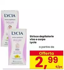 Lycia - Strisce Depilatorie Viso E Corpo