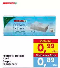 Despar - Fazzoletti Classici 4 Veli Despar - Fazzoletti Classici 4 Veli