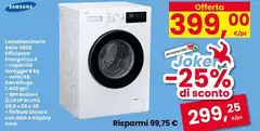 Samsung - Lavatrice Caricamento Frontale 6 Kg 1000 Giri/min Bianco