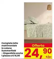 Completo Letto Matrimoniale In Cotone