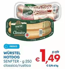 Senfter - Würstel Hotdog Senfter - Würstel Hotdog
