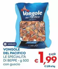 Le Specialità Di Beppe - Vongole Del Pacifico Le Specialità Di Beppe - Vongole Del Pacifico