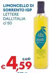 Lettere Dall'Italia - Limoncello Di Sorrento IGP
