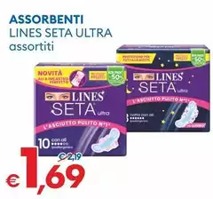 Lines - Assorbenti Seta Ultra