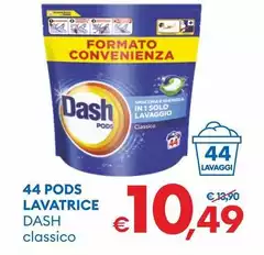 Dash - 44 Pods Lavatrice Dash - 44 Pods Lavatrice