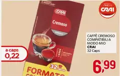 Crai - Caffè Cremoso Compatibili A Modo Mio