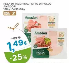 Amadori - Fesa Di Tacchino, Petto Di Pollo
