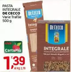 De Cecco - Pasta Integrale De Cecco - Pasta Integrale